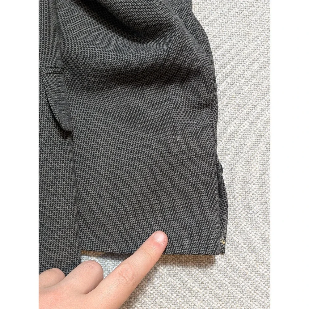 Profilo Men's 2 Piece Suit 44R Gray Wool Blazer Jacket Pants Formal